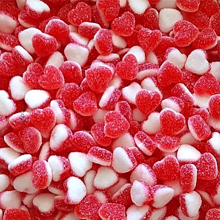 Mini coeur Fraise sucré - 100g
