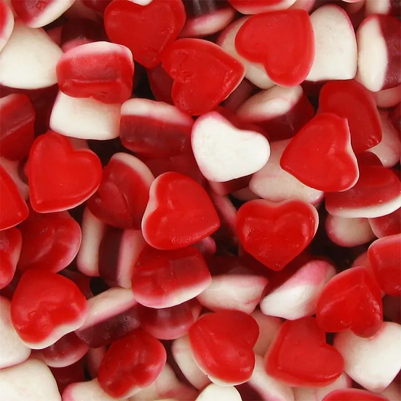 Mini coeur Fraise lisse - 100g