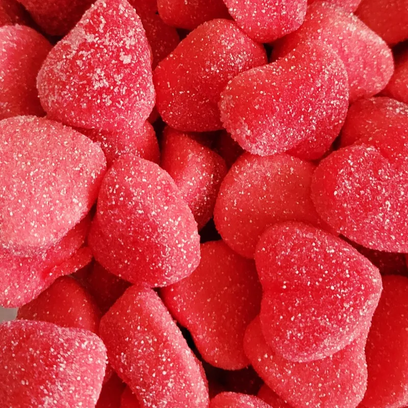 Coeur fourrés Fraise - 100g