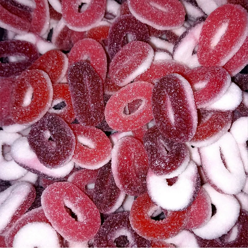 Anneaux Fruits Rouges - 100g